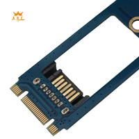 A08E-M.2 NGFF SATA To 7 Pin SATA3 Card 7Pin SATA3.0 SSD Adapter Converter Card For NGFF 2242 2260 2280 SSD
