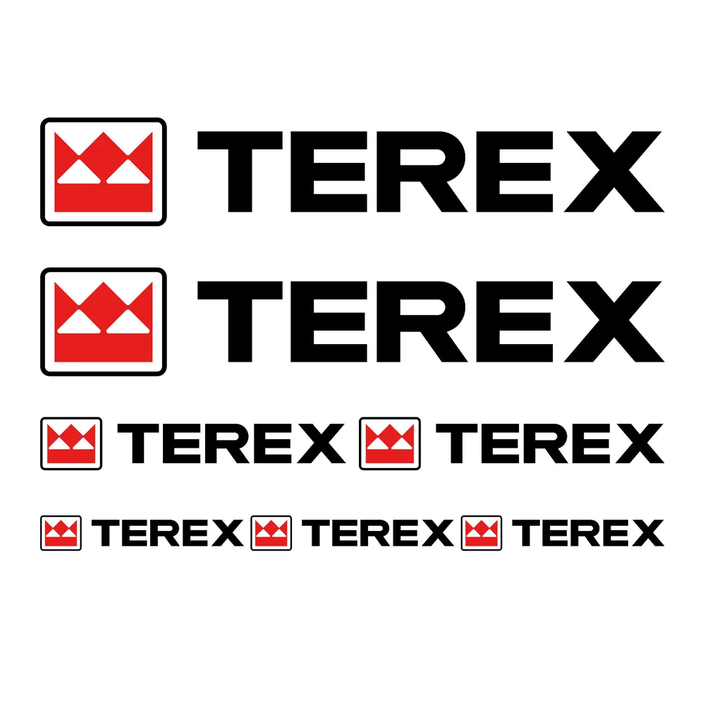 7pcs for TEREX sticker excavator stickers fd04