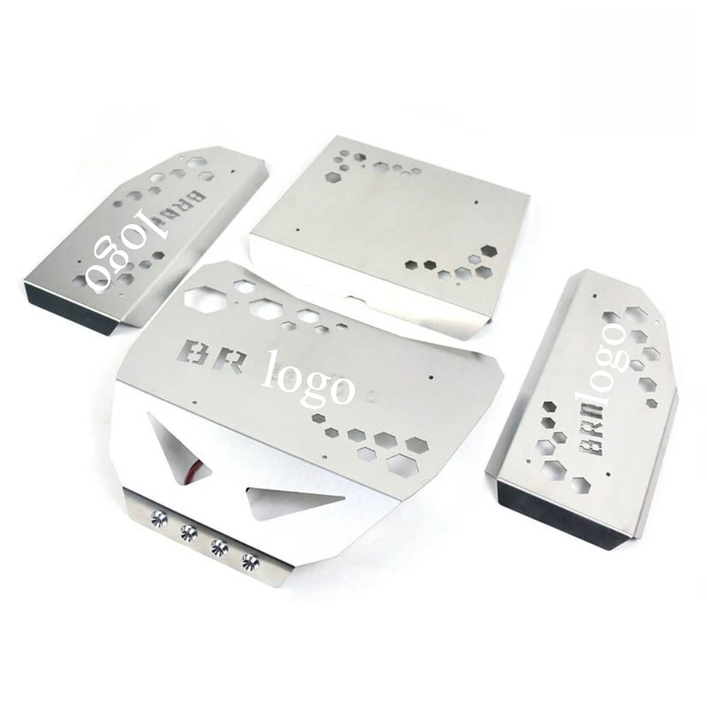 RC Car Metal Body Shell Chassis Armor Bumper Armor for LOSI SUPER BAJA REY 2.0 1/6 custom size Replacement Repair Accessories
