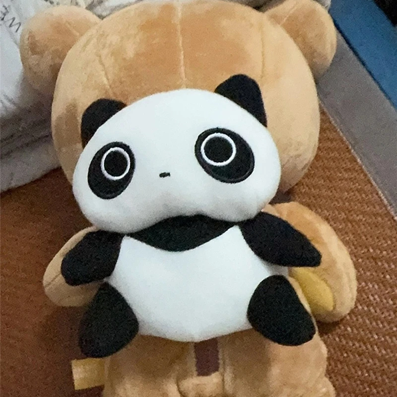 Tarepanda Panda Plush Coin Purse Wallet Cute Bag Keychain Keyring Mini Backpack for Doll Kawaii Coin Pouch Earphone Storage Bag
