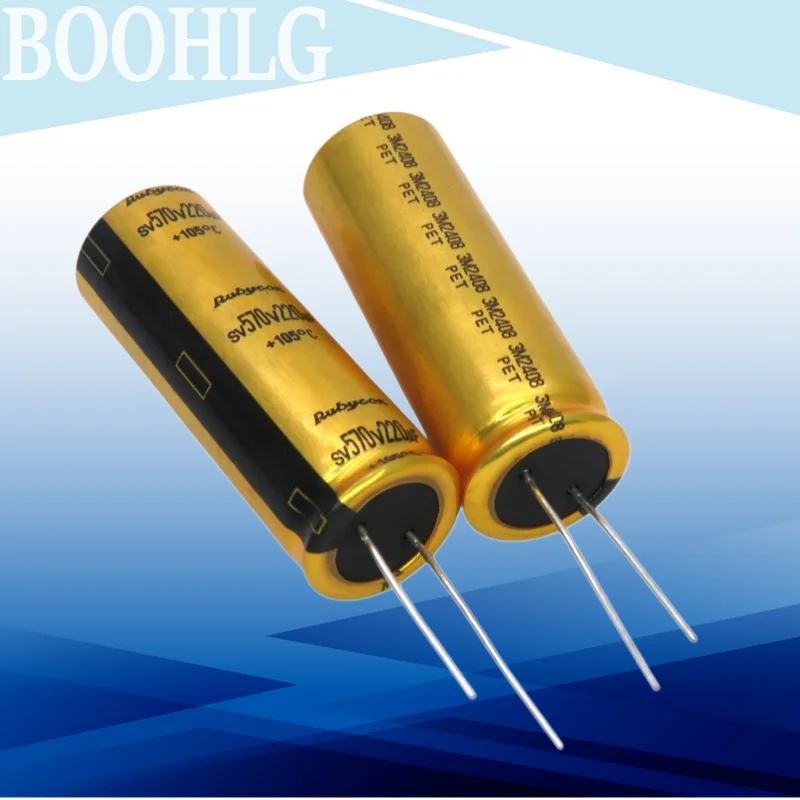 

2 шт. SV 570V 220UF 18X50MM конденсатор аудио-класса 105 ° Высоковольтный алюминиевый электролитический конденсатор для фильтра питания ламповых усилителей