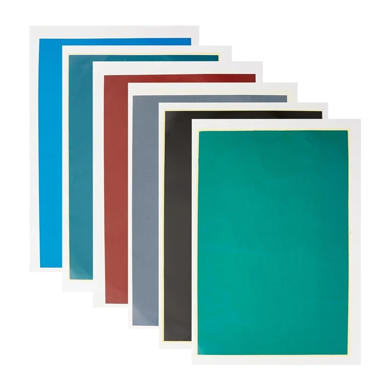 6 pces papel mais duradouro, material de gravação a laser do papel do foco do teste da gravura do papel de laserdimming apropriado para o vidro cerâmico
