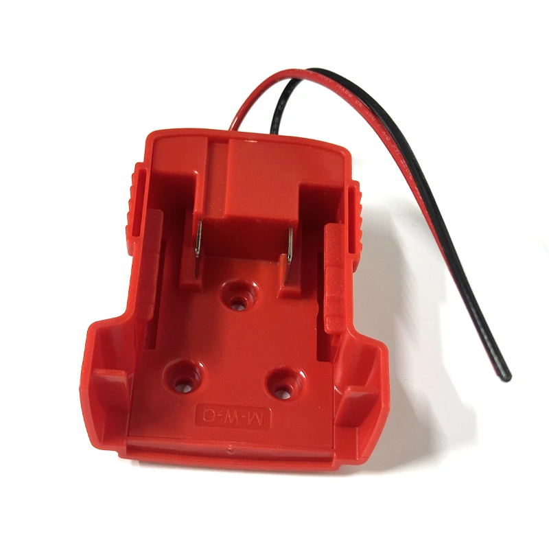 For Milwaukee 18V Li-ion Battery Adapters Dock Power DIY Battery Converter Connector 12AWG Home Power Tools Parts Replacement