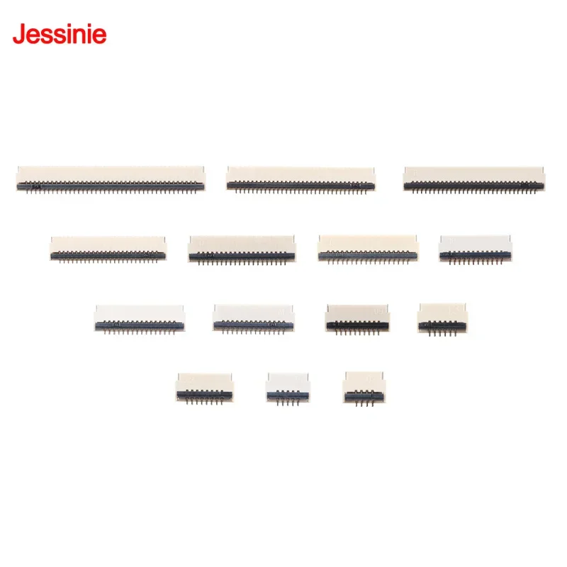 FFC/FPC Connector 4P/5P/6P/8P/10P/12P/14P/16P/18P/20P/24P/30P/32P/40P Rear Flip-up Spacing 0.5mm Soft Flat Cable