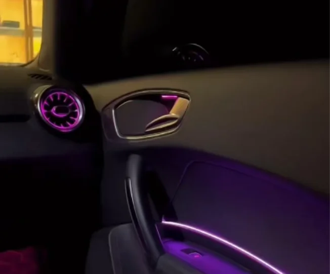 

Обновленная светодиодная атмосферная подсветка Symphony для салона автомобиля, декоративная подсветка воздуховодов для Audi A1 2010-2018, аксессуары для создания атмосферы