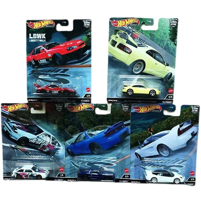 Novo carro hot wheels 1/64 variedade temática rápida e furiosa 2025 hnr88 h toyota supra (branco) modelo de veículo fundido carros brinquedos meninos