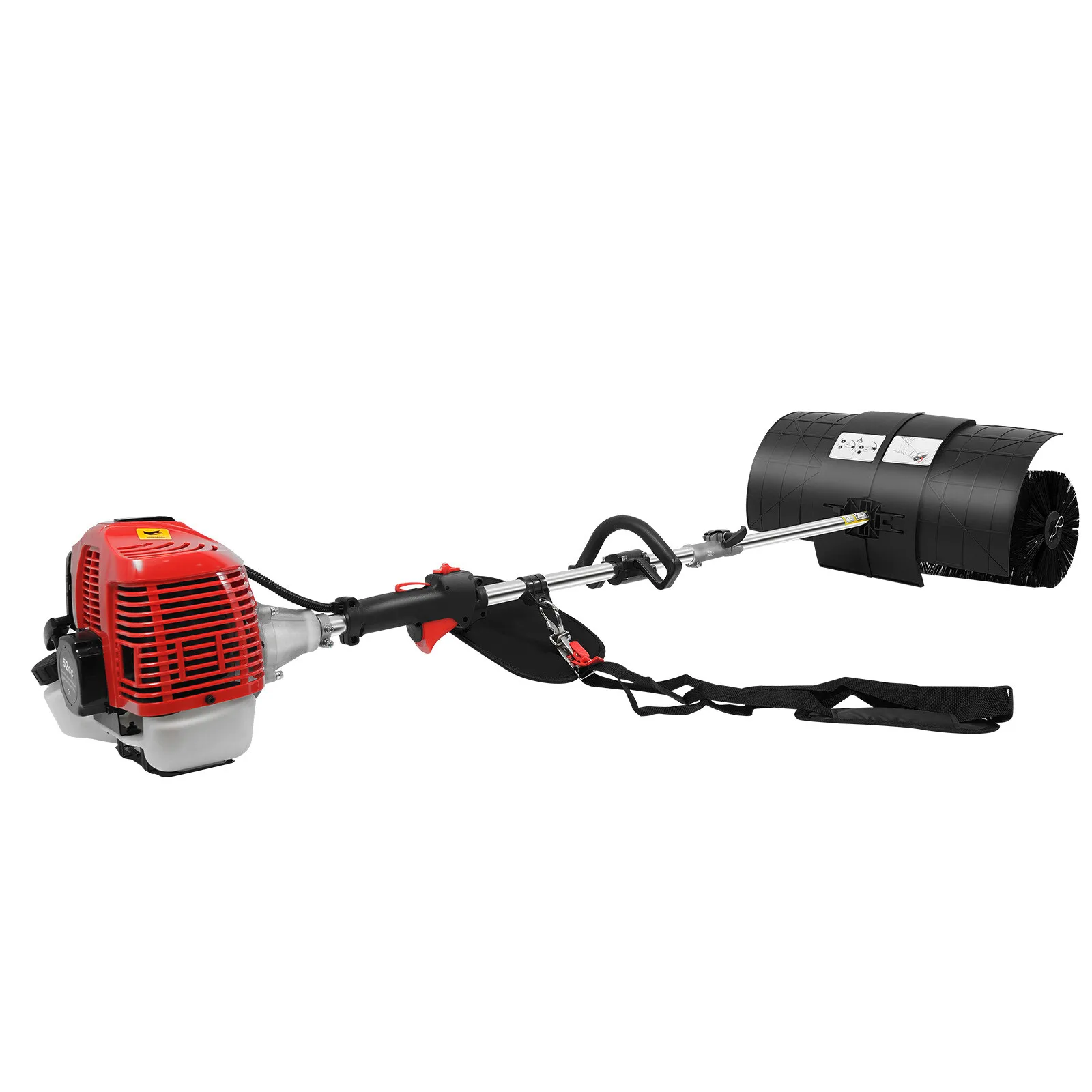 

52CC Heavy Duty Handheld Gas Power Sweeper (2-3HP) - Clears Snow, Dirt, Leaves from Driveways, Walkways & Turf