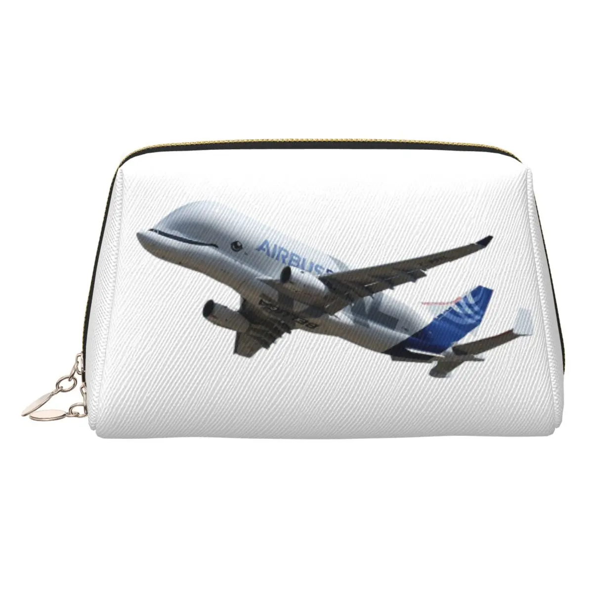 

Airbus Beluga Women Cosmetic Bag Travel Makeup Organizer Pouch Toiletry Storage Dopp Kit Box