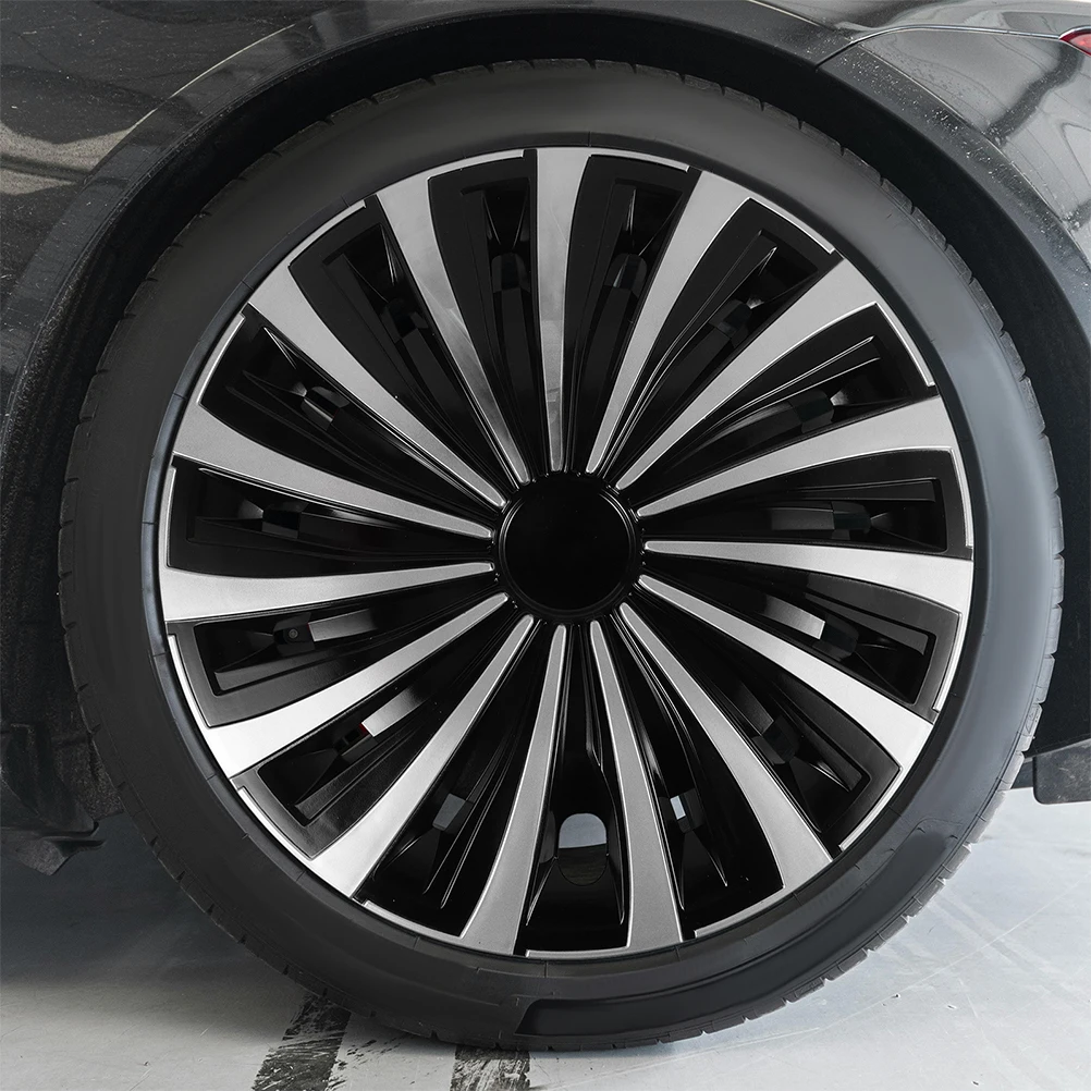 

14 Inch Universal Wheel Hub Cap Solid Plastic Decorative Cover for Vehicle Rims Easy Install Scratch Protection Automotive