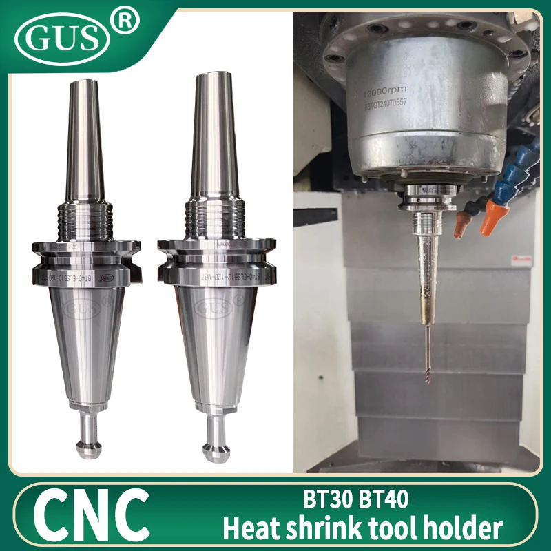 High Precision Heat Shrink tool holder Sintered BT30 BT40 EL 3 4 6 8 10 12 16 20MM Heat Shrink Rod chuck cnc machine lathe parts