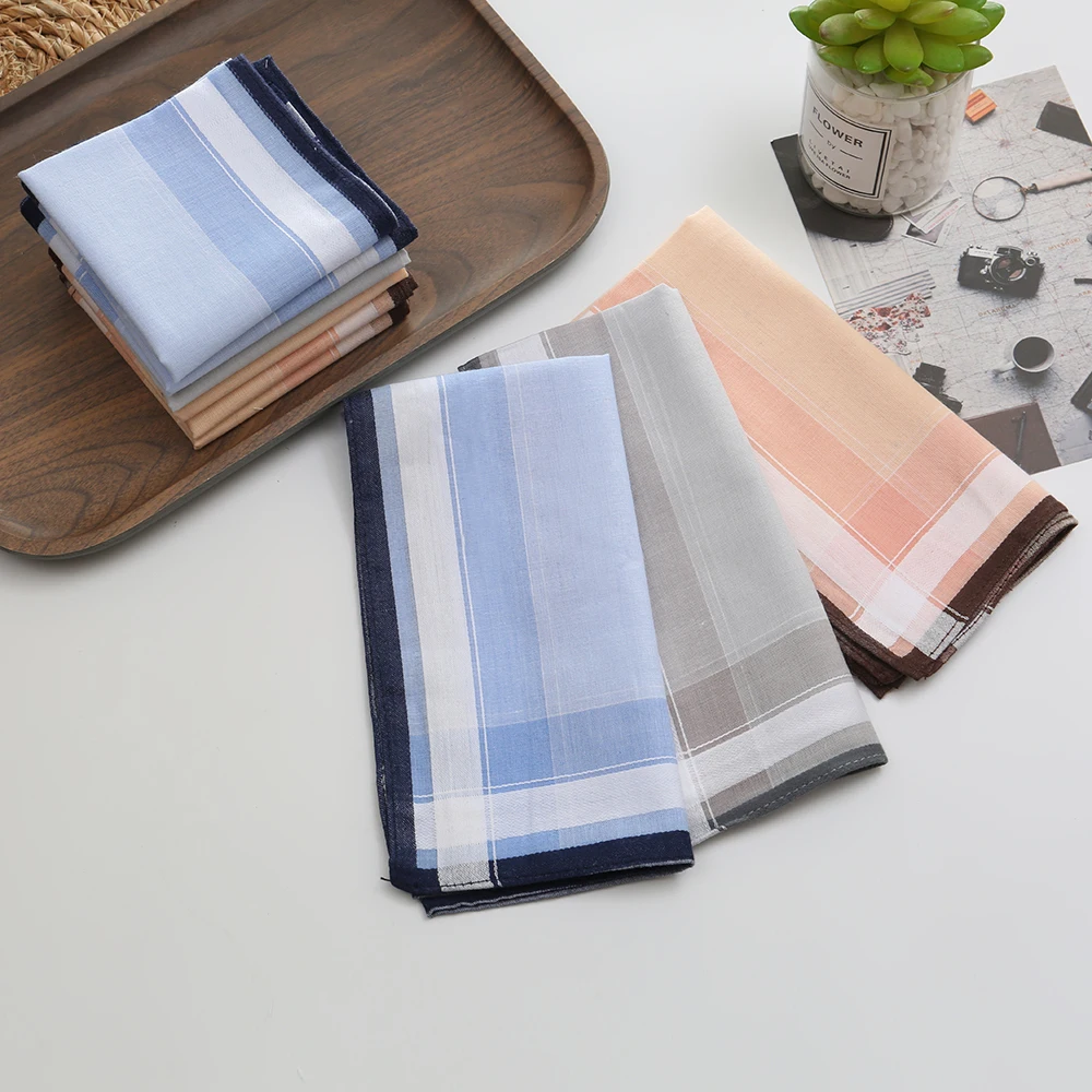 Men's Contrasting Plaid Handkerchief, Old-Fashioned Thin Handkerchief, Gentleman's Suit Flap Pocket Pants Square, Wedding Season, Father's Day Gift