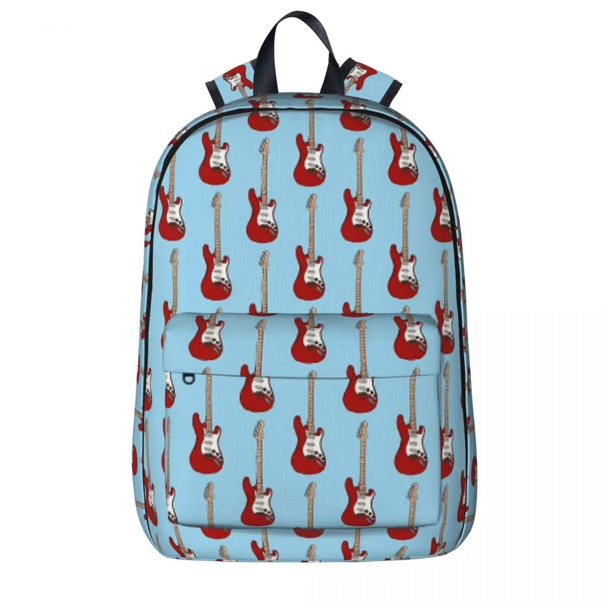 Rock Guitar Backpacks Large Capacity Student Book bag Shoulder Bag Laptop Rucksack Casual Travel Rucksack Children School Bag