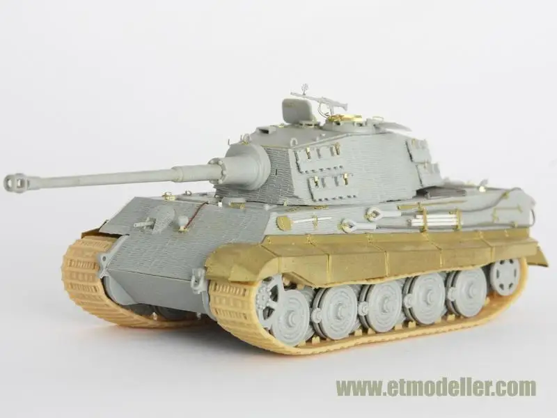 ET Model 1/72 E72-004 WWII German KING TIGER (Henschel Turret) Detail Up part