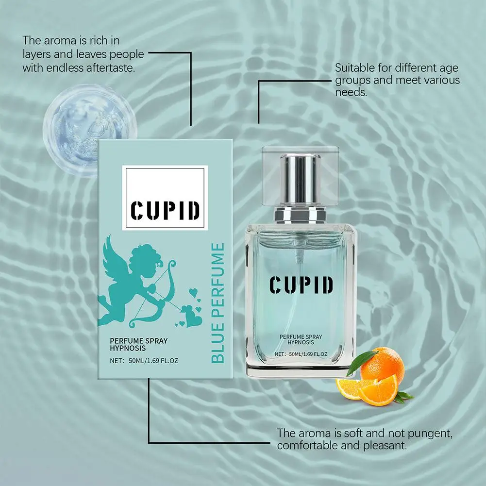 50ml Cupid Charm Toilette For Men (Pheromone-Infused) - Cupid Hypnosis Cologne Fragrances For Men Women