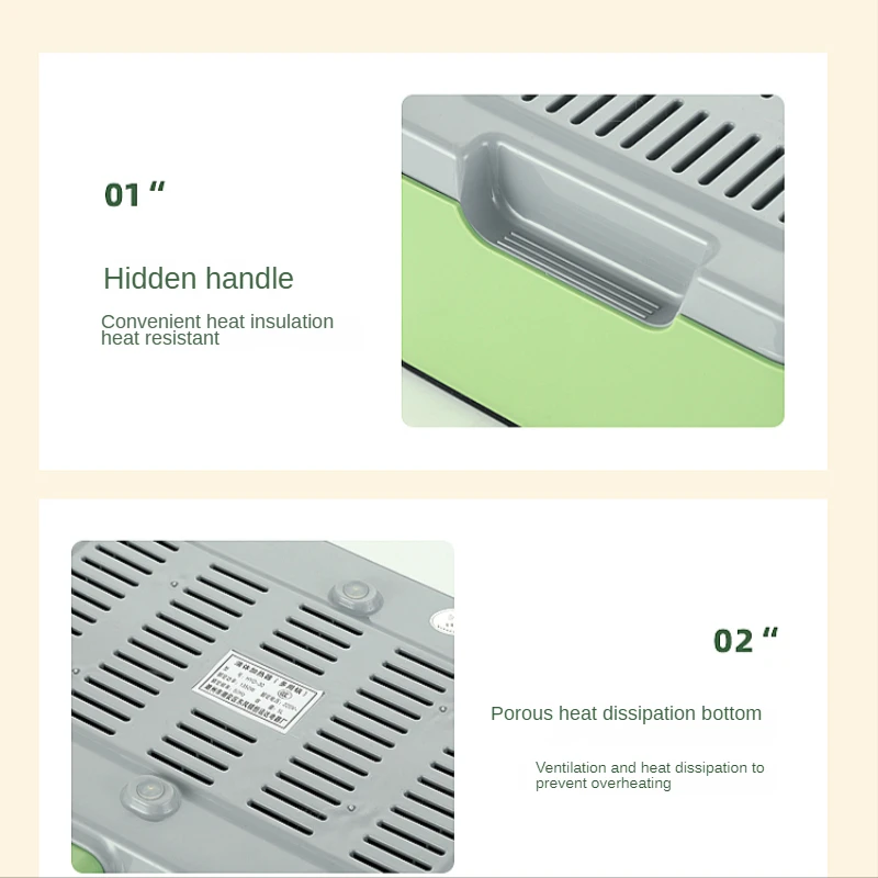 The electric intelligence of the steamer can reserve a rectangular household timed transparent cooker for steaming fish