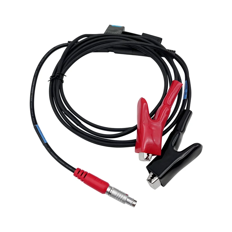 NEW External Power Cable A00302+A00400 With Alligator Clips For GPS HiPer Or HiPer Lite