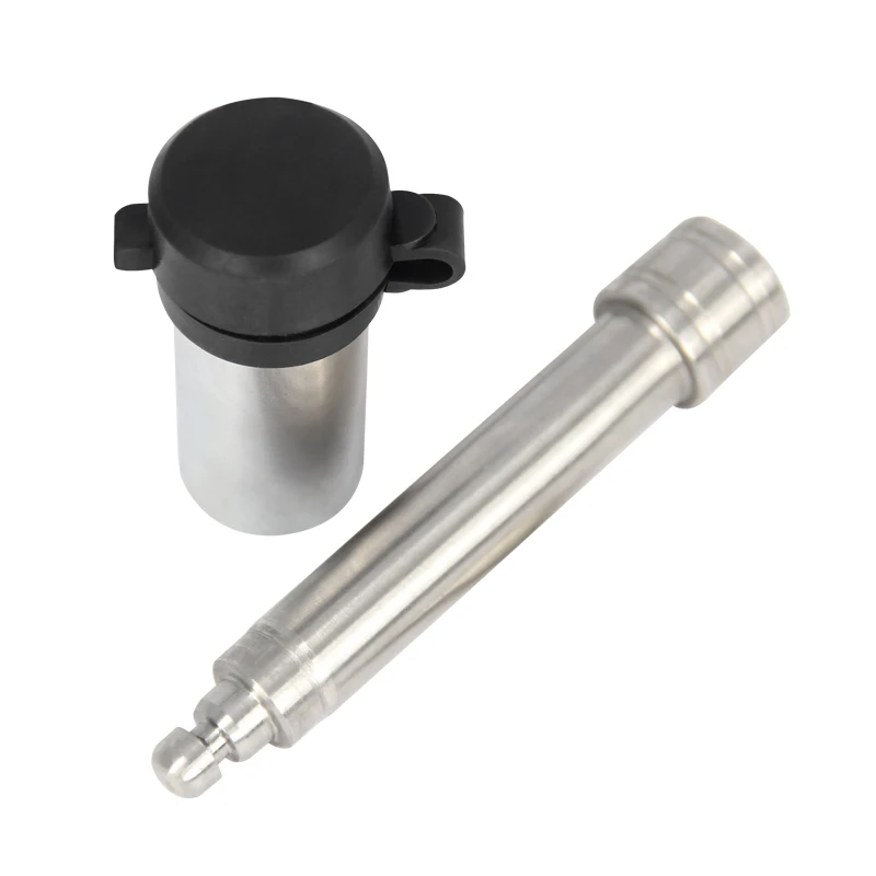 Car trailer hook square mouth anti-theft pin lock trailer arm stainless steel mute Ling lock high-strength traction accessories