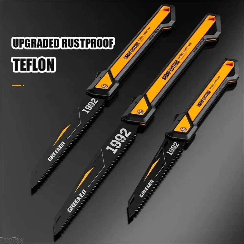 SK5 فولاذ سميك مقاوم للصدأ قابل للتعديل قابل للطي لأدوات النجارة منشار خشب يدوي #1