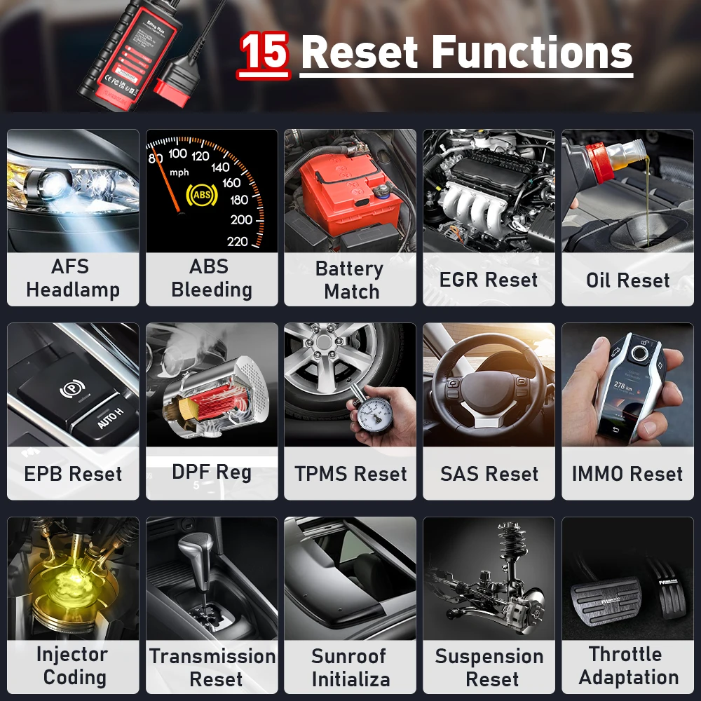 [Alle digitalen Seriennummern] KINGBOLEN Ediag Plus CAN FD Alle Systeme Steuergerätecodierung Aktiver Test 15 Resets Deutsches Auto Diagnosegerät TPMS FCA SGW Autoauth OBD Scanner – Detail 6