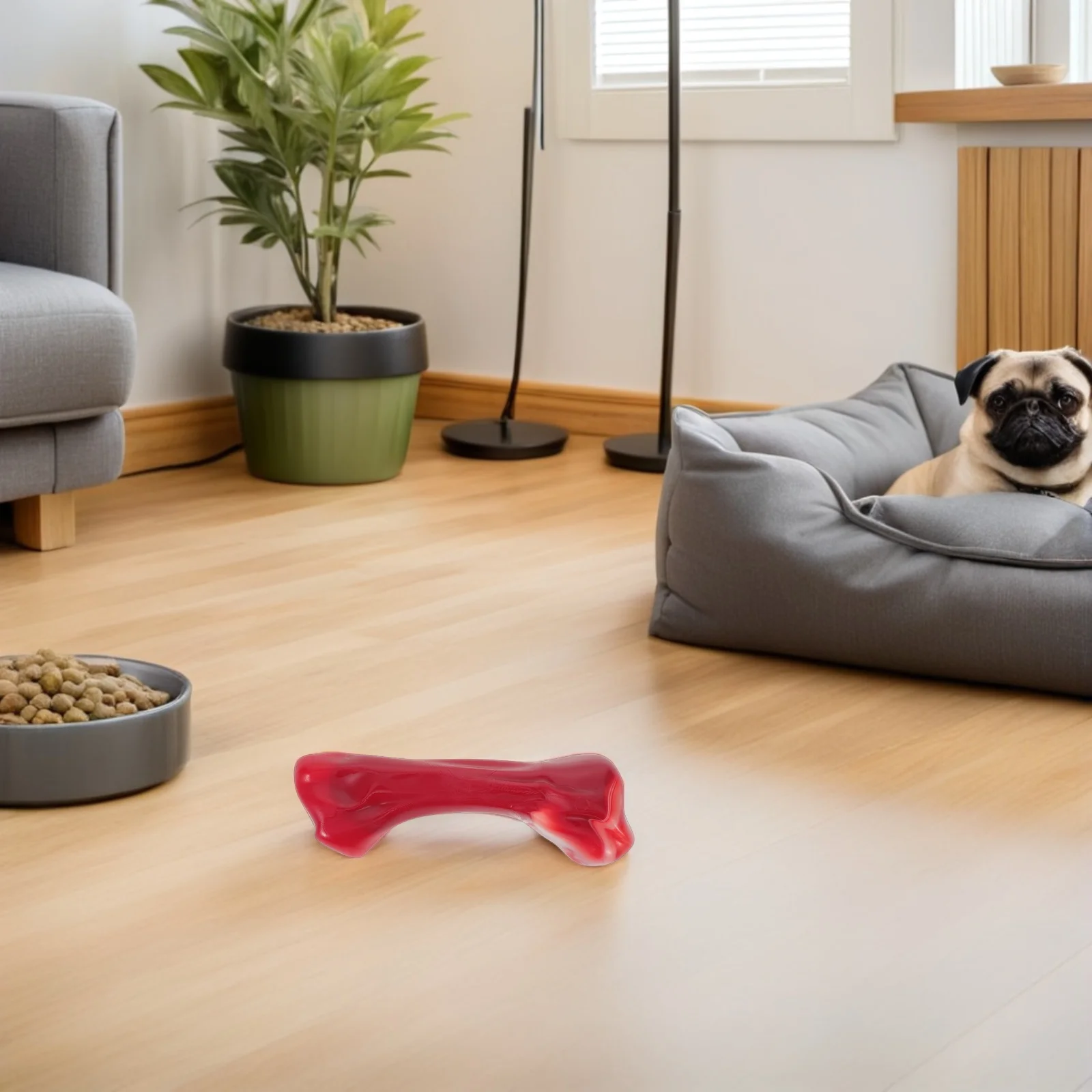 

Pet Teeth Cleaning Chew Durable Bone-Shaped Molar Stick For Aggressive Chewers Puppy Teething Dog For Small Medium Large