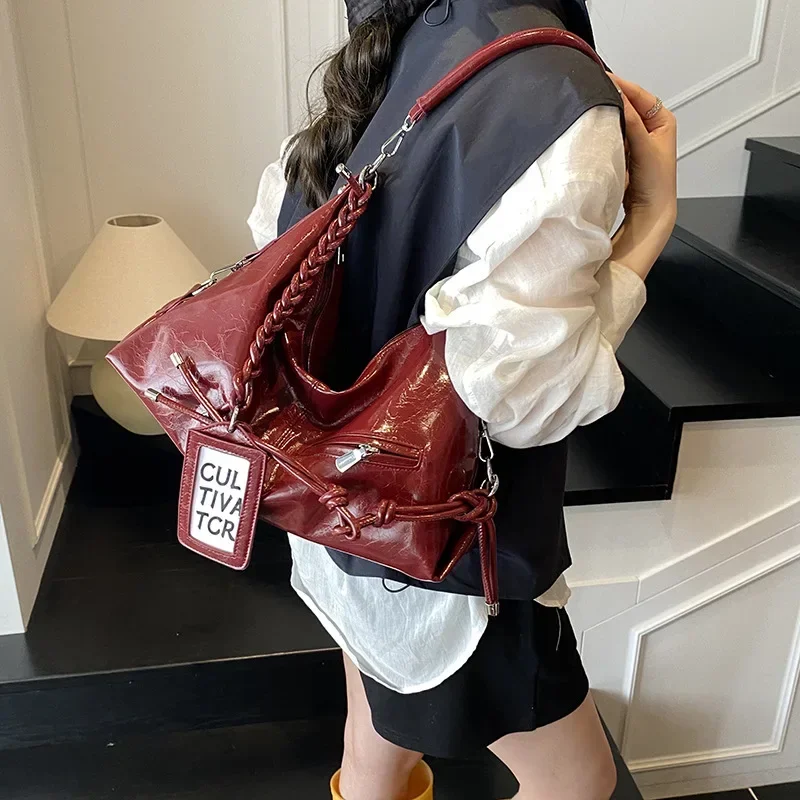 2025 Baru! Tas Tote Wanita Mewah - Tas Selempang High-End untuk Acara Formal & Kerja, Kapasitas Besar