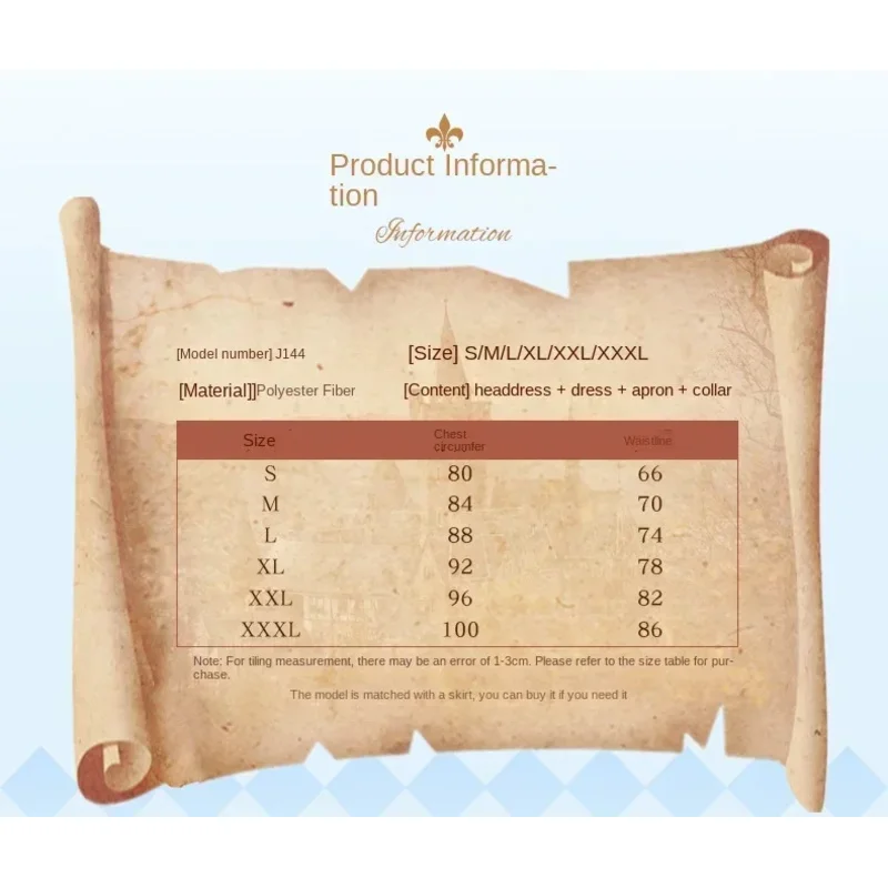 لوليتا تشاكي فستان تنكري مخيف هو لعب تشاكي خادمة تأثيري حلي كوس حللا ملابس الهالوين للرجال والنساء الطرف