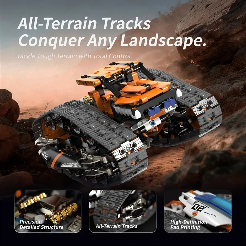 991PCS City Technical RC Car Building Blocks APP Programmable Off-Road Vehicle Double Sided Stunt Bricks Educational Toys Gift