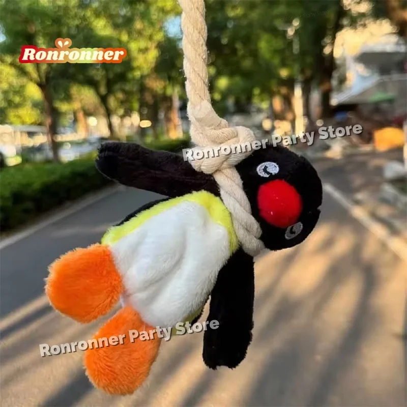 16-18cm Niedlicher Pinguin-Plüsch-Schlüsselanhänger Liebenswertes Tier-Püppchen Rucksack-Anhänger Lustiges Kreatives Taschen-Accessoire Baby-Überraschung Geburtstagsgeschenk