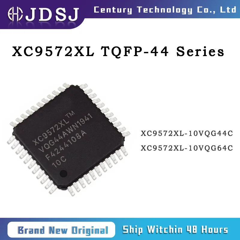 100% New Original XC9572XL-10VQG44C XC9572XL-10VQG64C XC9572XL IC CPLD 72MC 10NS 64VQFP IC Chip