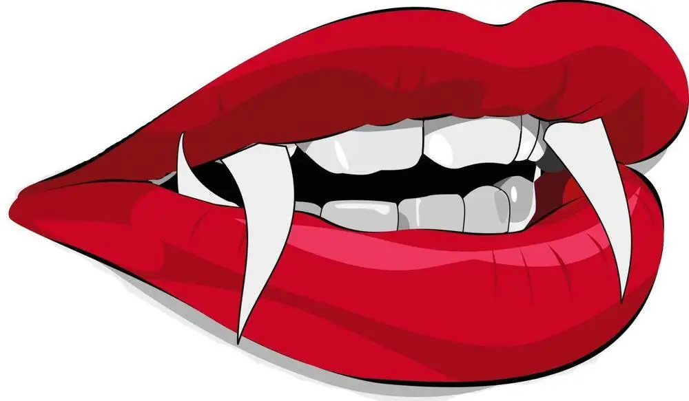 TT Stickers, Decals, Car Bicycle Bumpers, Halloween Strange Children, Horror Lips, Vampires Decorative Stickers Accessories