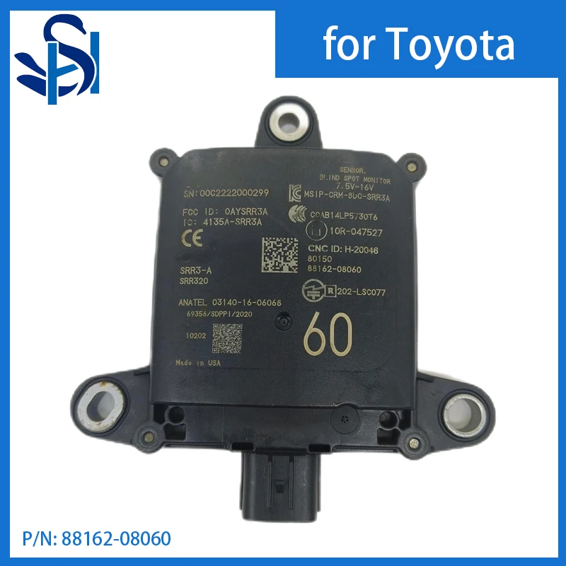 เซ็นเซอร์โมดูลสำหรับตรวจวัดจุดบอด88162-08060(60) สำหรับ Toyota Sienna 2021-2023