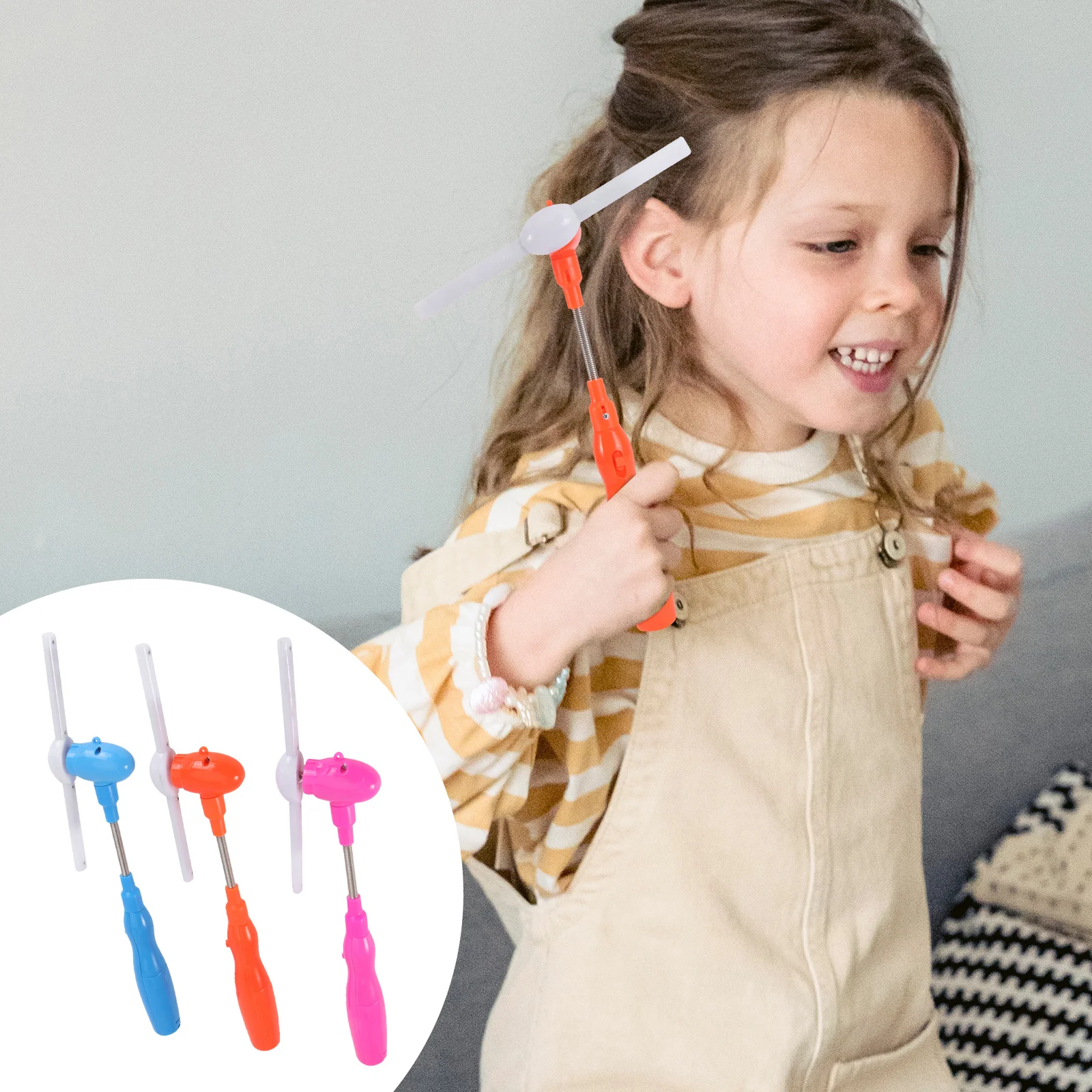 

3Pcs Music Light Stick Glow in Dark Plastic Rotating Flashing Sound Playing Kids Entertainment Creative Educational Gift for Boy