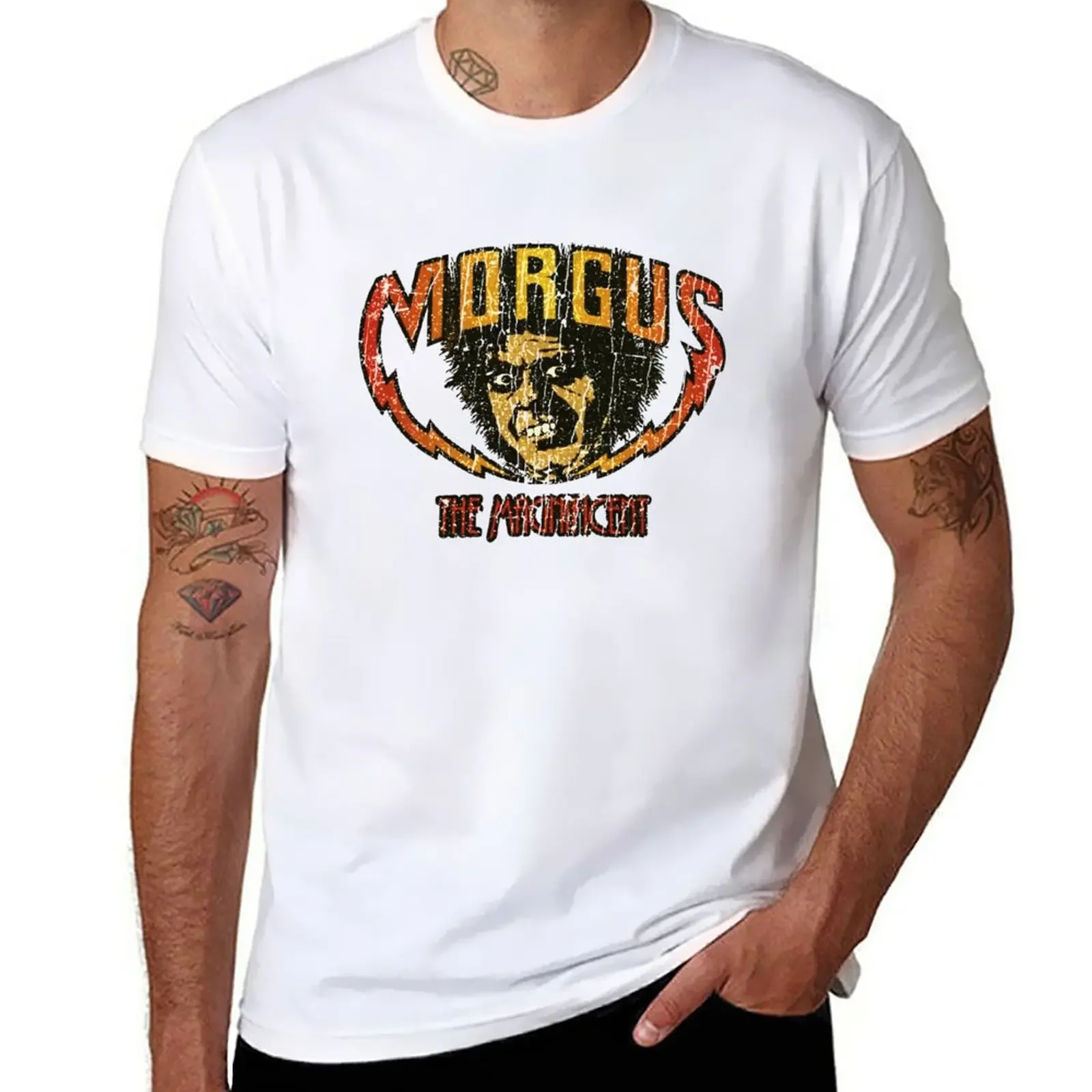 Morgus The Magnificent Tshirt Classic T Shirt Short Sleeve Cotton heavyweight Informal Hot Sale Round Collar harajuku Crewneck