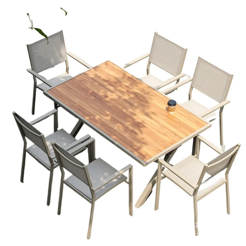 

Outdoor tables and chairs Patio stone crystal slab table outside Balcony Terrace