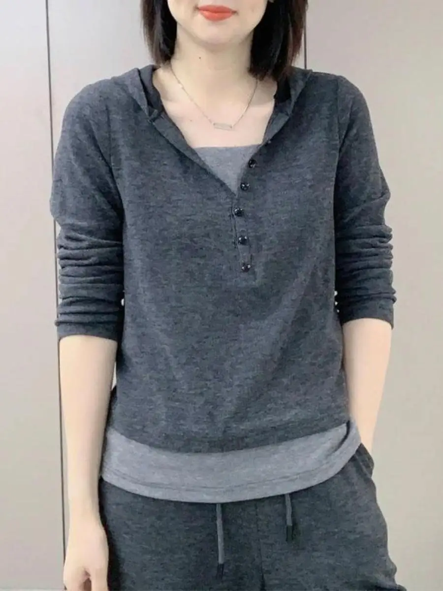 deep-ey-casual-hoodie-women's-long-sve-v-ne-spring-autumn-faion-slimming-match-all-leisure-hat-scarf-belt-accories