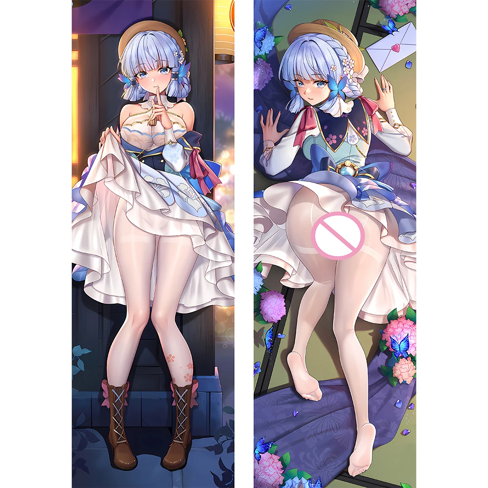 Genshin Kamisato Ayaka Cute Body Pillowcase Decor Home 3D Double-sided Printed Throw Pillow Cover Scaramouche Cojines Dakimakura