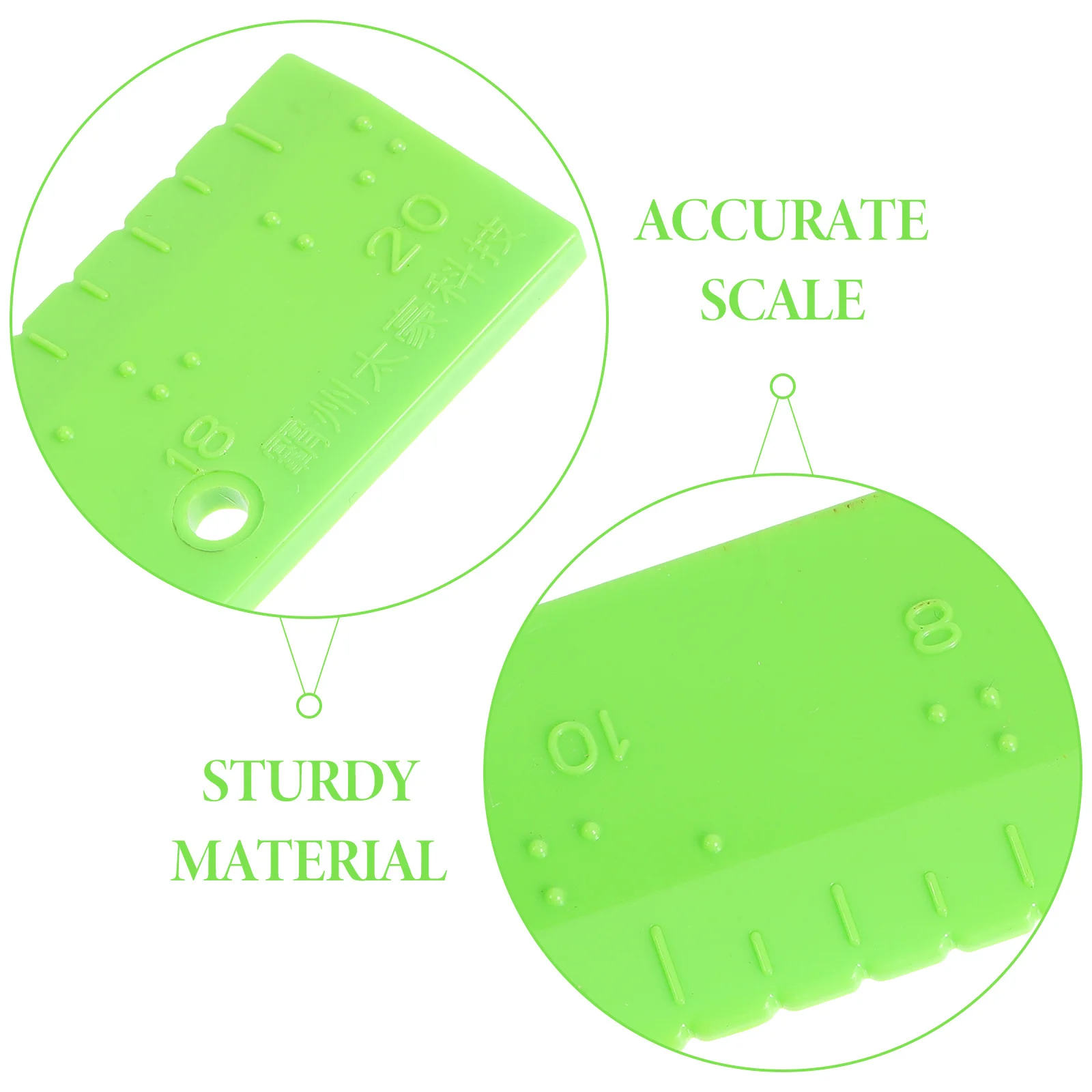 Sturdy Blind Person Ruler Tool Tactile Feedback Measurement Equipment for Learning and Drawing Without Visual Assistance