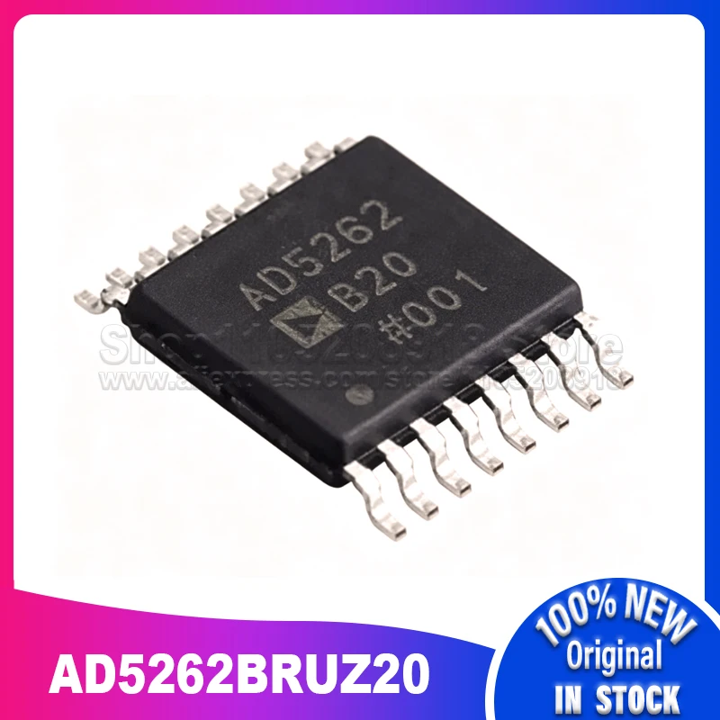 

5PCS/LOT AD5262BRUZ20 AD5262 AD5262B20 TSSOP16 100% New Spot stock