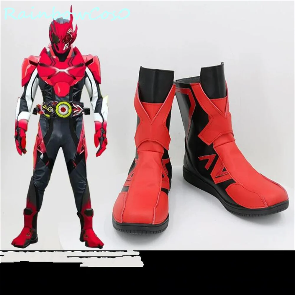 

Red Ark Kamen Rider Ark 01 Zero One Cosplay Shoes Boots Game Anime Halloween Christmas RainbowCos0 W3393