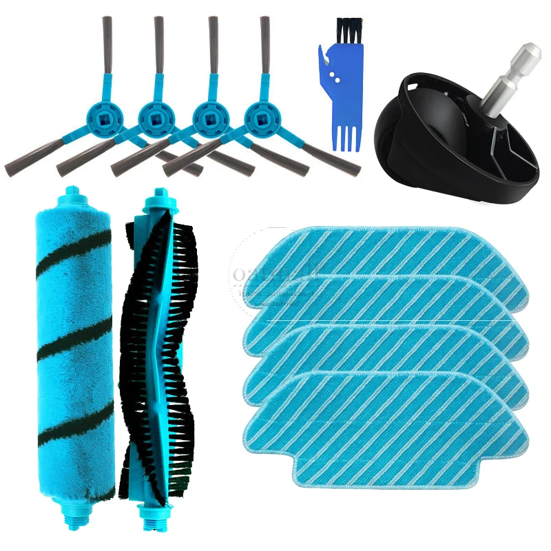 Replacement Kit For Cecotec Conga 4090 5090 6090 Accessories Spare Parts Vacuum Cleaner Central Side Brush Mop Cloth Wheel