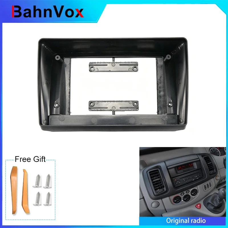 10 inch Android Car Radio Frame for RENAULT TRAFIC 2001-2010 OPEL VIVARO 2006-2010 NISSAN PRIMASTAR 2006-2014 2din Stereo GPS