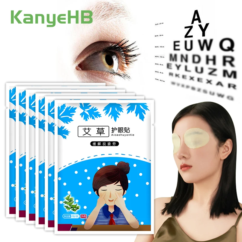 12pcs=6bags Eye Care Patch Improve Eyesight Promote Blood Circulation Relief Eye Fatigue Dry Pain Blurry Eye Vision Plaster A897