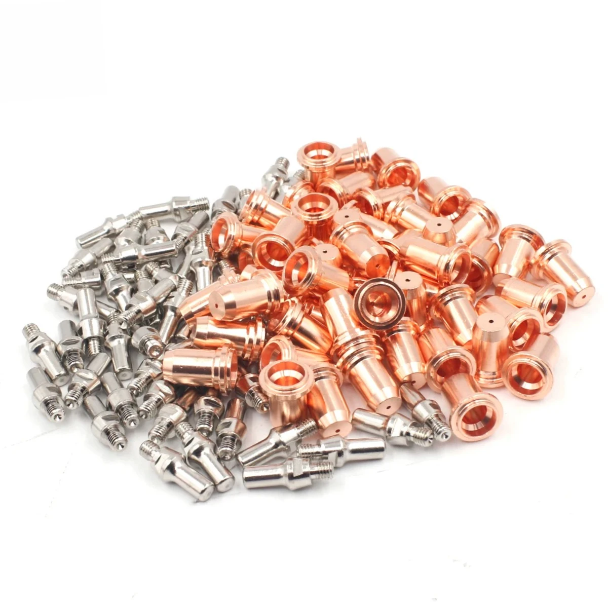 (PKG/100~200pcs) IPT-60 PT-60 PTM60 PTM-60 IPT-40 PT60 Plasma Cutter Torch 52582 Electrode 51313 Nozzle 1.1mm / 1.0mm 40A-60A view 2