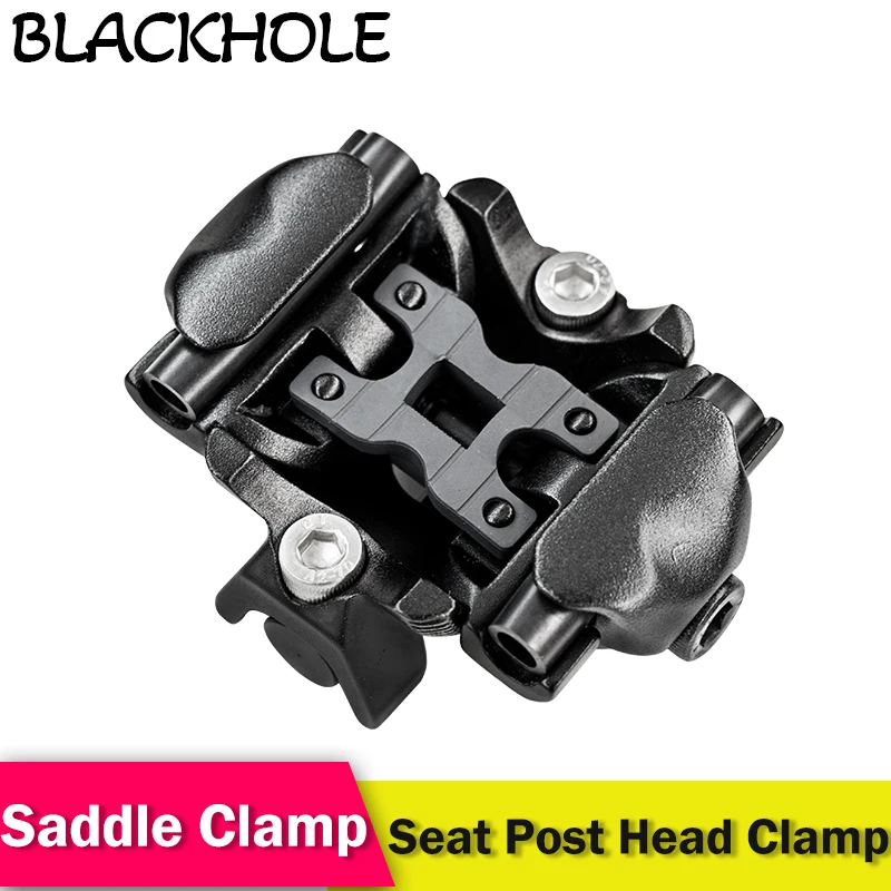 Road Bike Slide Rail Type Seatpost Head Clamp,Track Bike SeatPost Head Parts Adapter,Compatible with 7*7mm and 7*9mm Saddle Rail