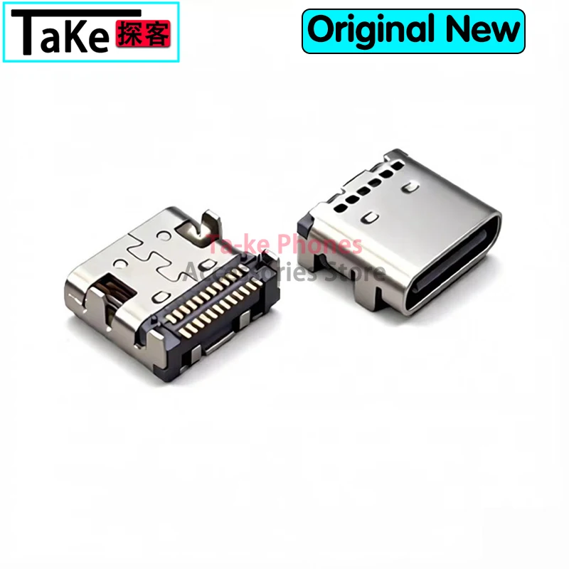 100-500Pcs for DX07S024JJ2R1300 3.1 Female Jack 24pin Power socket Charge charging Dock port Plug Type C Micro USB Connector C