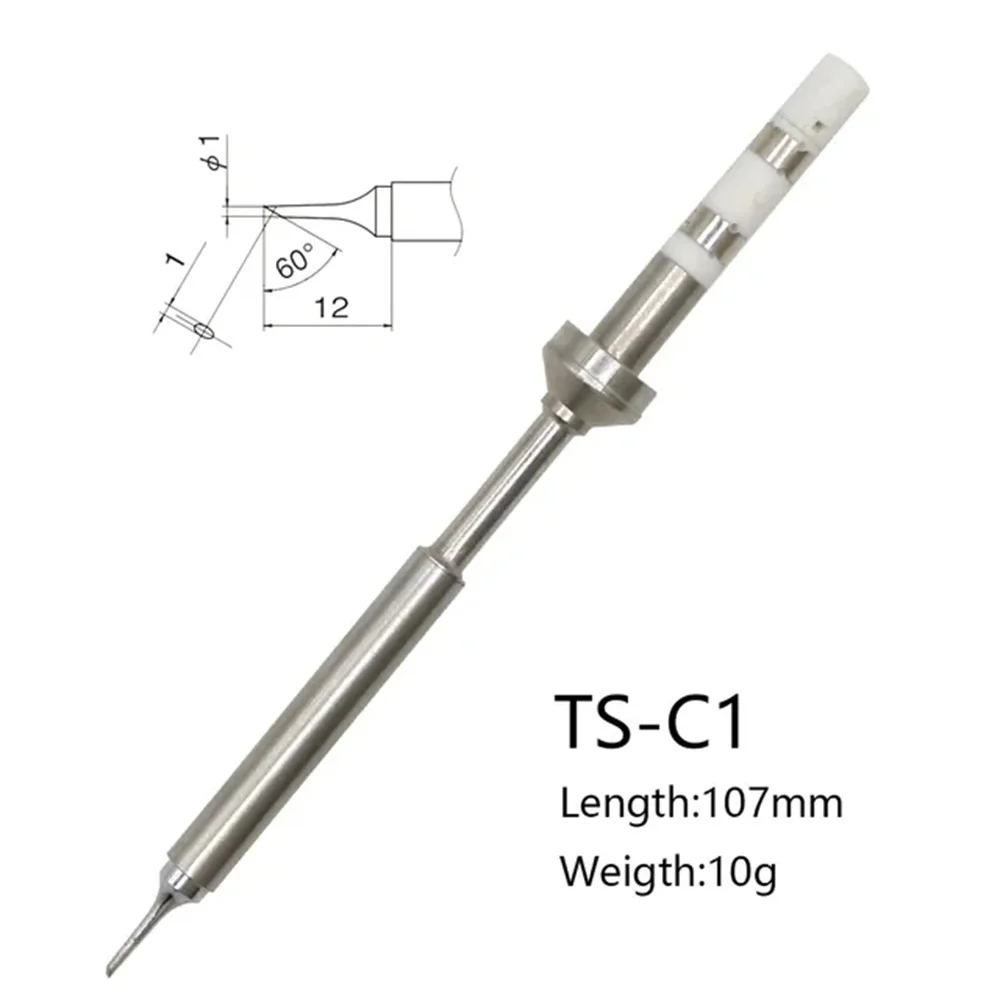 1pc Soldering Iron tips TS101/TS100/T85  Replacement Various models of Tip Electric Soldering Iron Tip K KU I D24 BC2 C4 C1 JL02