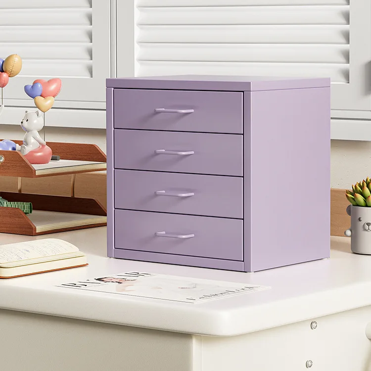 re-Dustproof desktop stationery storage box children's formaldehyde-free book storage multi-functional storage cabinet simple-
