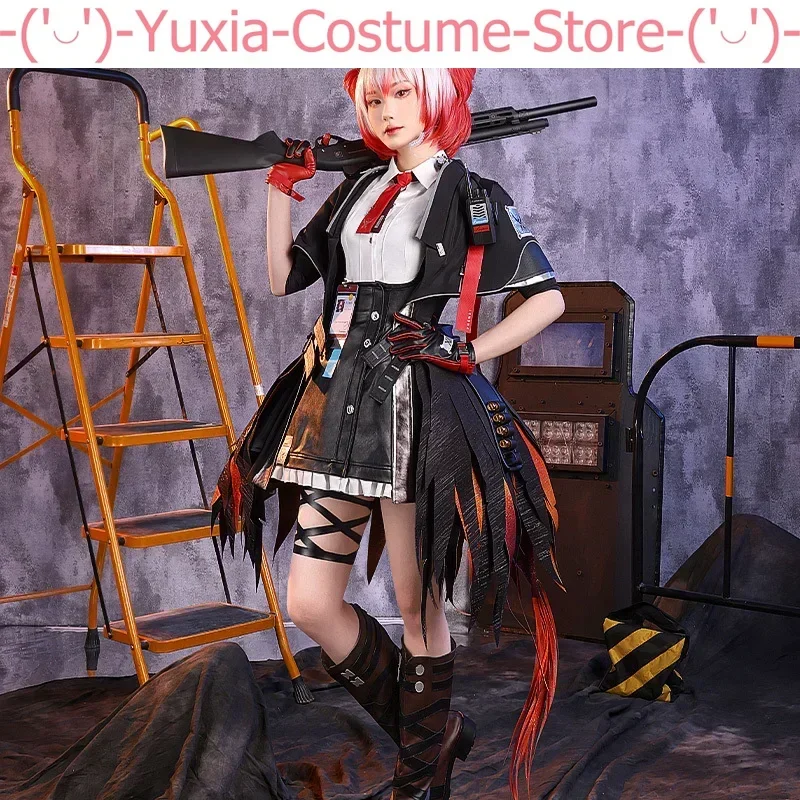 Anime! Arknights Fiammetta Game Suit Gorgeous Uniform Cosplay Costume Halloween Carnival Party Role Play Outfit Women