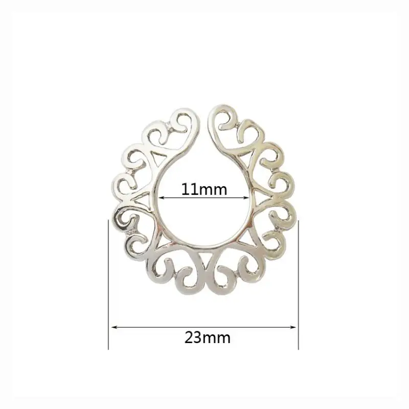 2Pcs Adjustable Stainless Steel Nipple Shield Rings