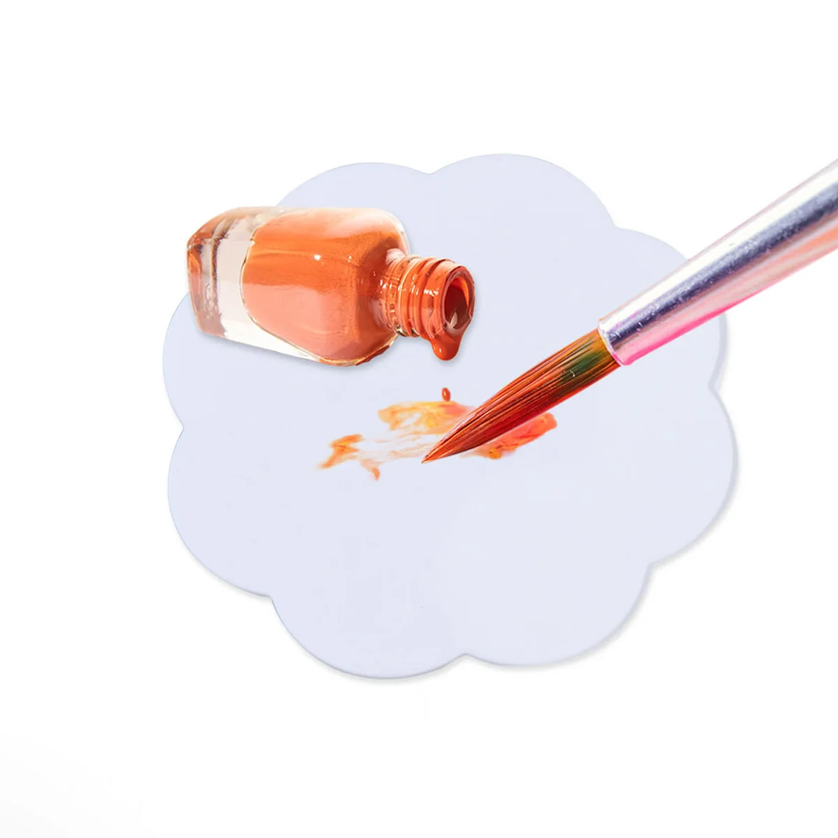 

Набор из 3 силиконовых палитр для дизайна ногтей, многоразовые подносы для красок, для маникюра своими руками, премиум-качество, прочные, легкие, легко моются, для хранения, товары для творчества